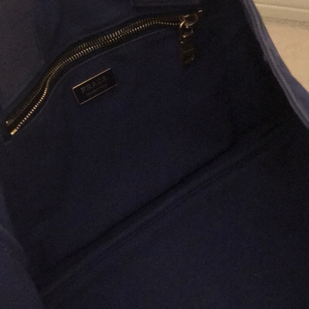 Authentic Canvas Prada Tote. Only Made In Italy. - image 3